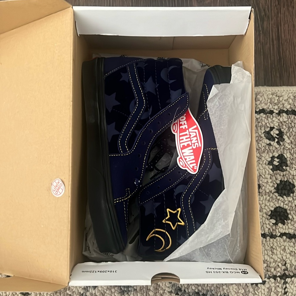 Vans X Disney Mickey Sorcerer Sk8 Hi Men 5 Women 6.5